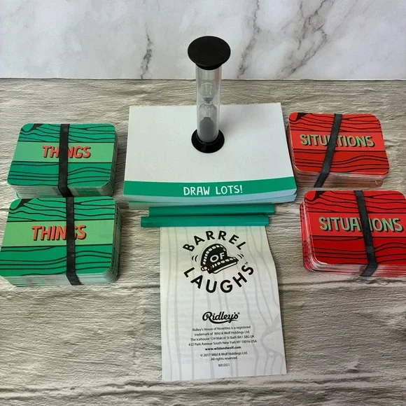 Ridley's Barrel Of Laughs "Draw Lots!" Game - Picture 3 of 7